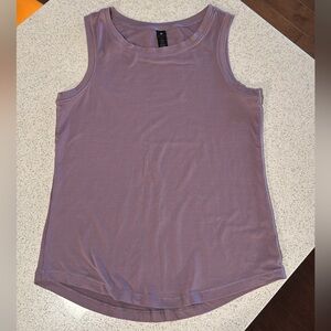 Sleeveless Activewear Tank Top - Lavender Mauve